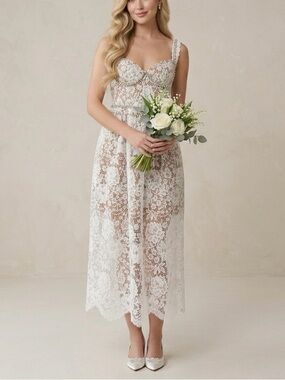 cream tinsel boucle midi dress self-portrait - Cream Boucle Midi Dress
